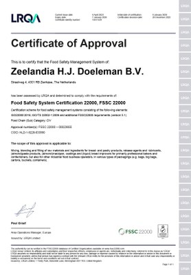 Onze certificaten