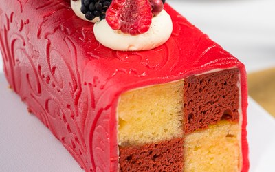 Battenberg Cake Rood