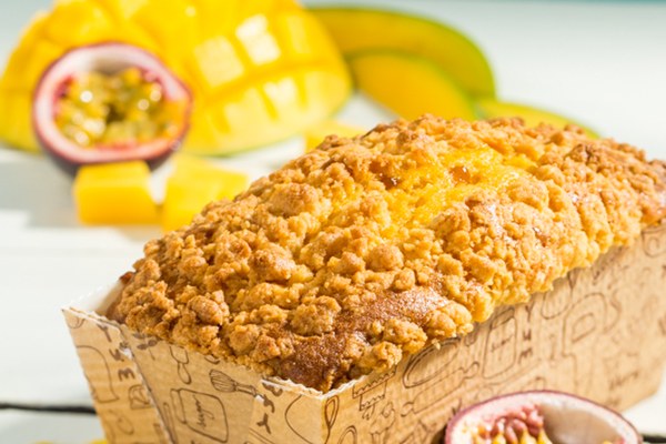 Mango Passie Kruimel Cake met Fantasy Mango Passie