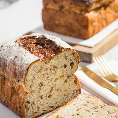 Noten suikerbrood met Parade Oliebol krokant