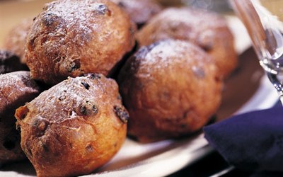 Oliebollen met Parade Oliebol Citrus (geschept)