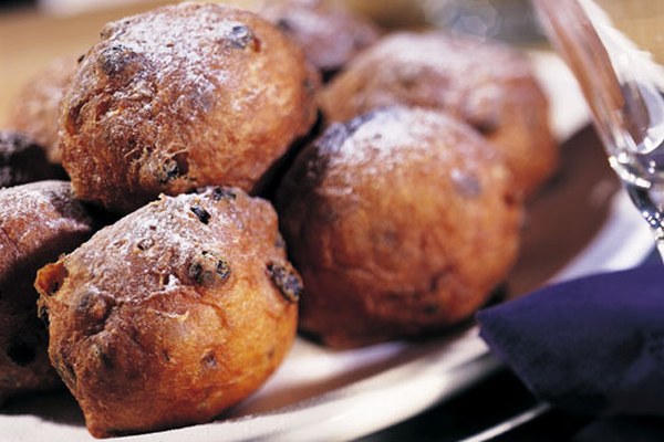 Oliebollen met Parade Oliebol Citrus (geschept)