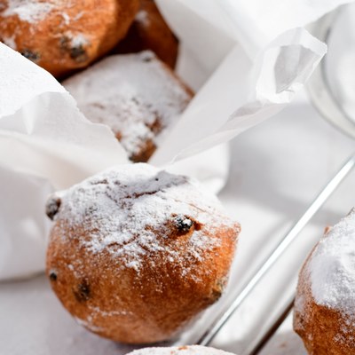 Oliebollen met Parade Oliebol Vanille (doseermachine)