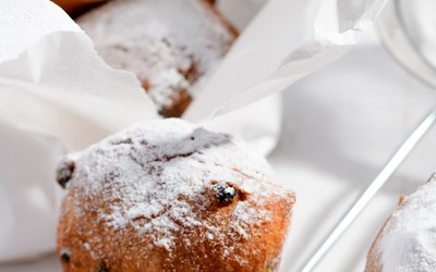 Oliebollen met Parade Oliebol Vanille (doseermachine)