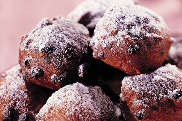 Oliebollen met Parade Oliebol Vanille (geschept)