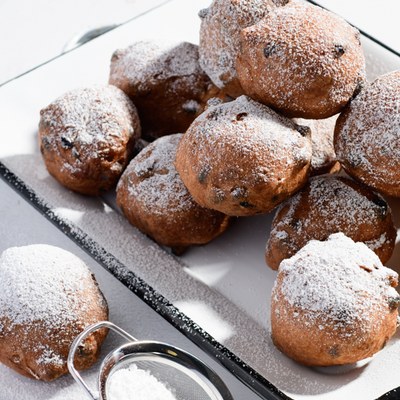 Oliebollen met Parade Oliebol Vanille (verdeeld)