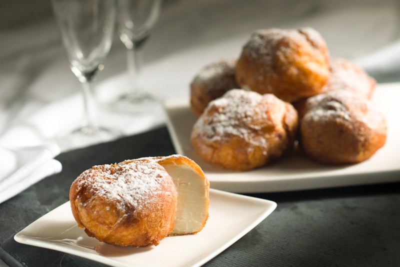 Sneeuwballen met Jello Koud en Bavaroise vulling